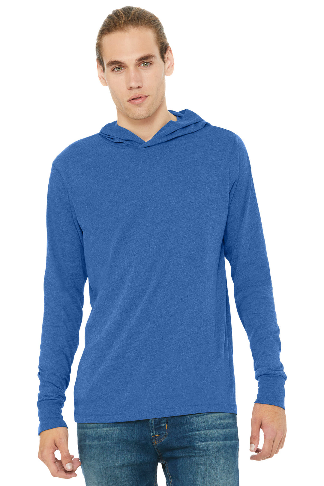Bella + Canvas BC3512 BELLA+CANVAS  Unisex Jersey Long Sleeve Hoodie
