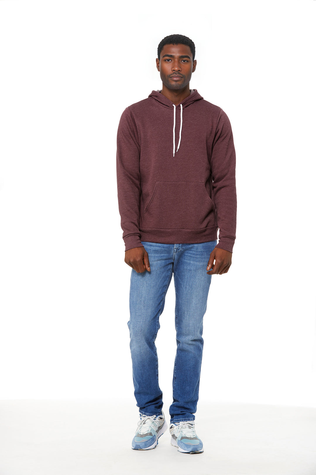 Bella + Canvas BC3719 BELLA+CANVAS  Unisex Sponge Fleece Pullover Hoodie