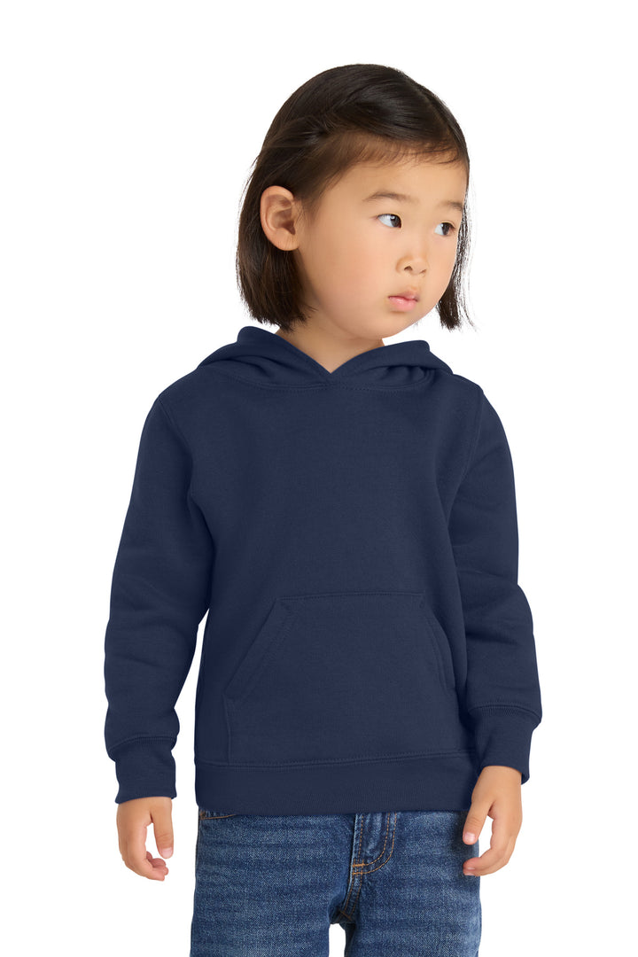 Port &amp; Co Toddler Core Fleece Pullover Hooded Sweatshirt