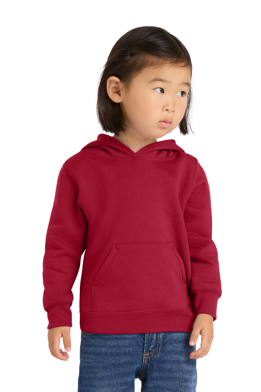 Port &amp; Co Toddler Core Fleece Pullover Hooded Sweatshirt