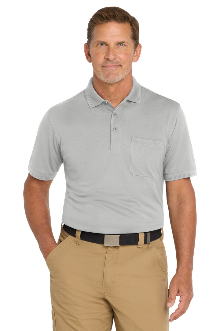 CornerStone Industrial Snag-Proof Pique Pocket Polo