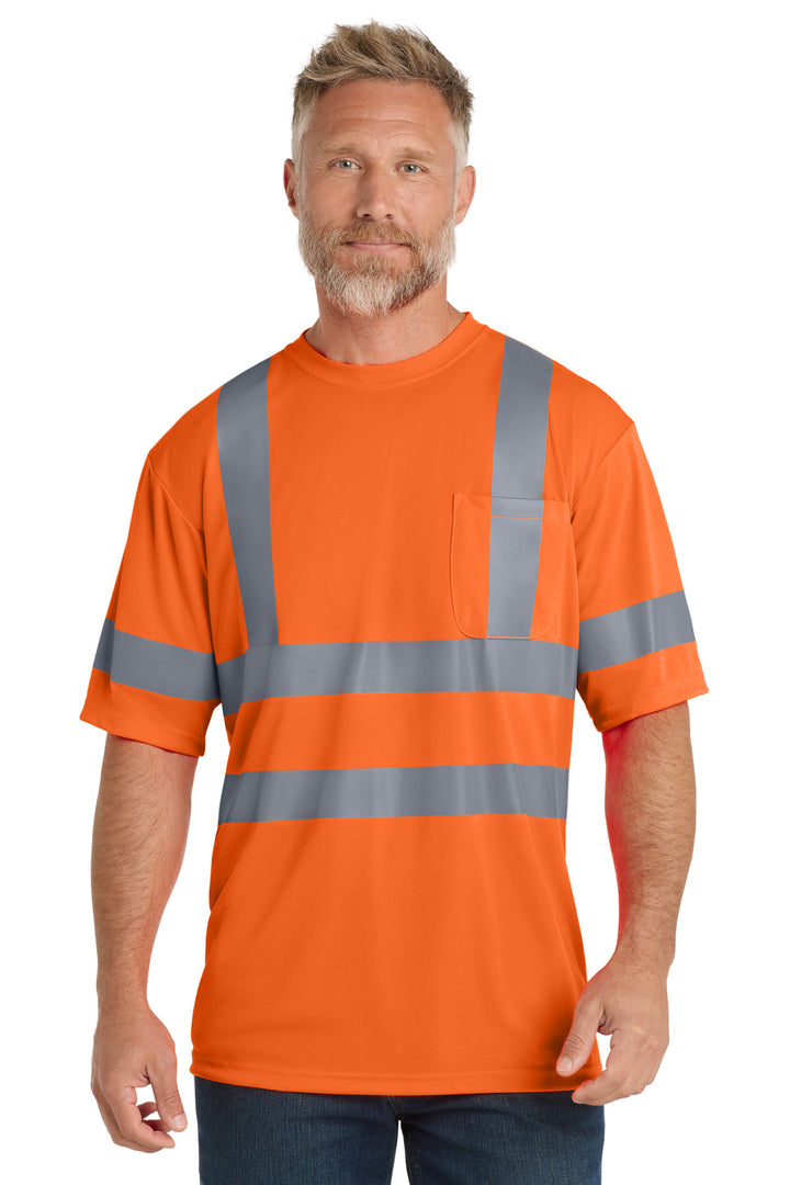 CornerStone - ANSI 107 Class 3 Short Sleeve Snag-Resistant Reflective T-Shirt