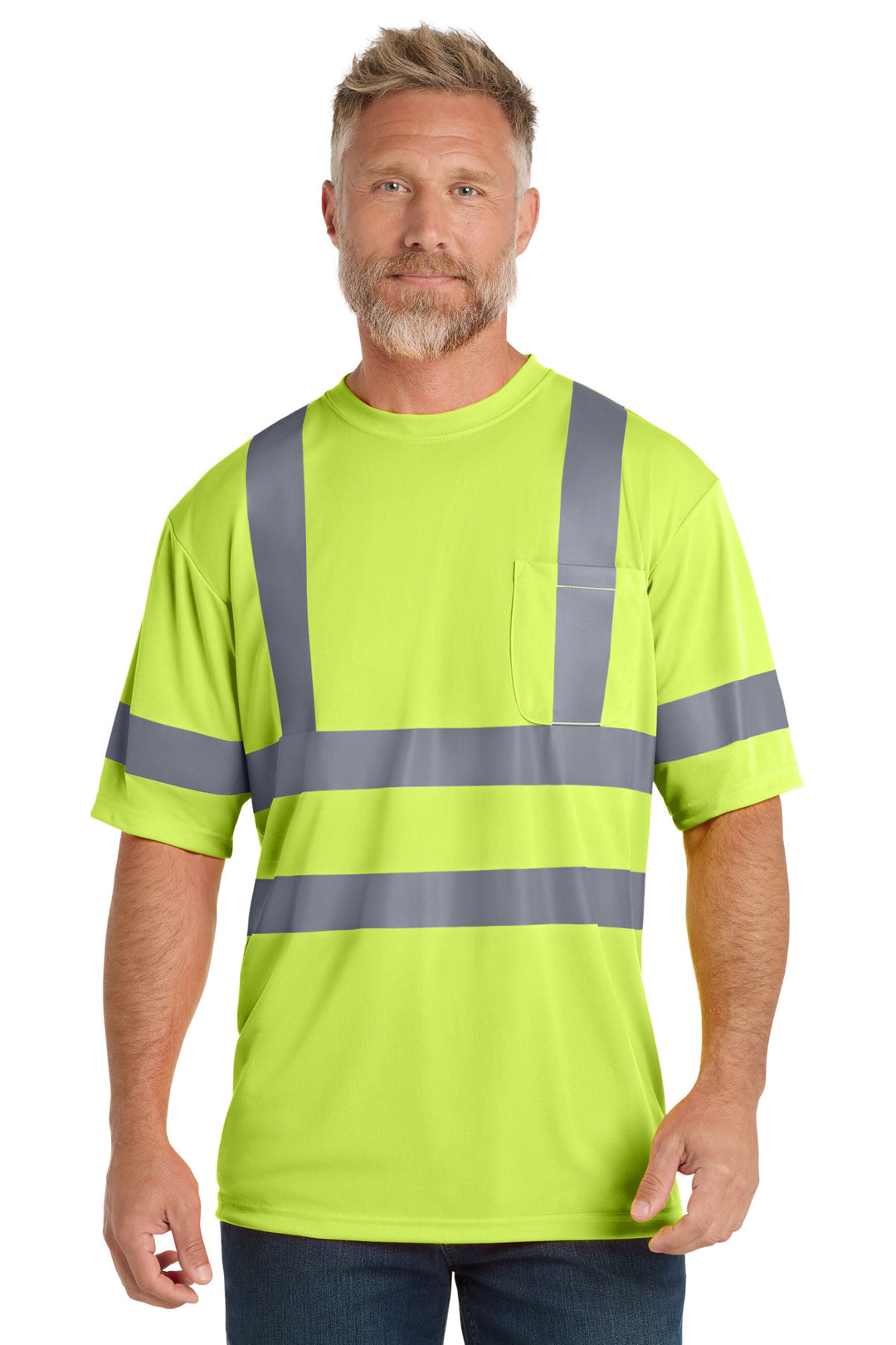 CornerStone - ANSI 107 Class 3 Short Sleeve Snag-Resistant Reflective T-Shirt