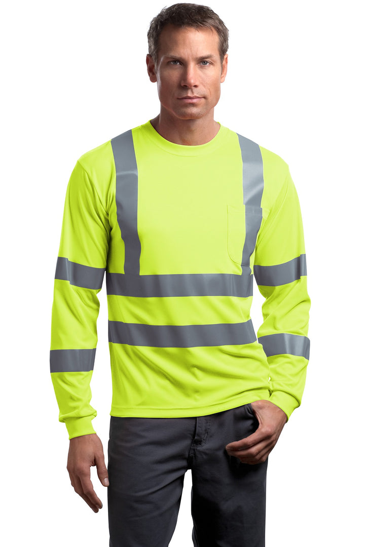 CornerStone - ANSI 107 Class 3 Long Sleeve Snag-Resistant Reflective T-Shirt