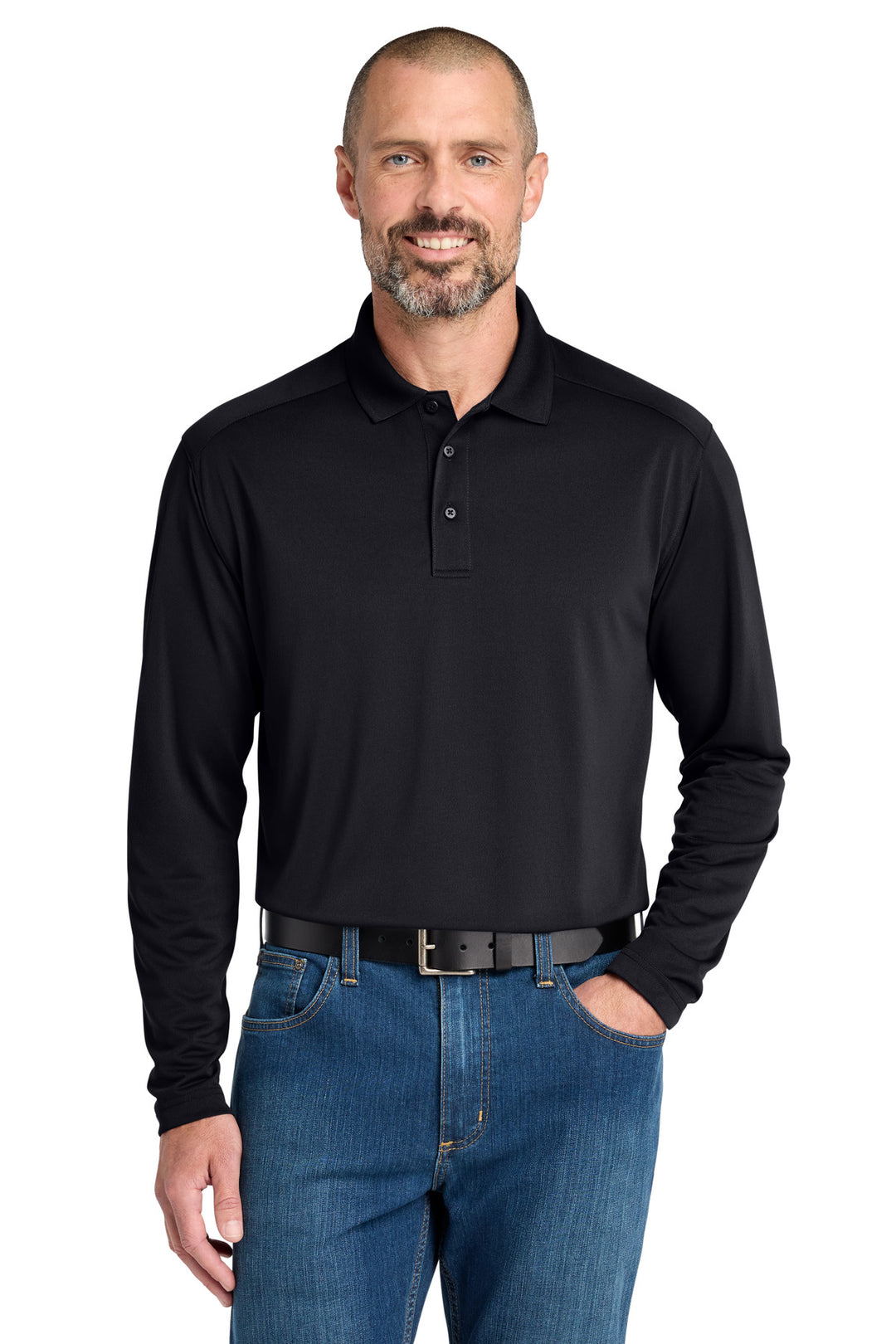 CornerStone Select Lightweight Snag-Proof Long Sleeve Polo