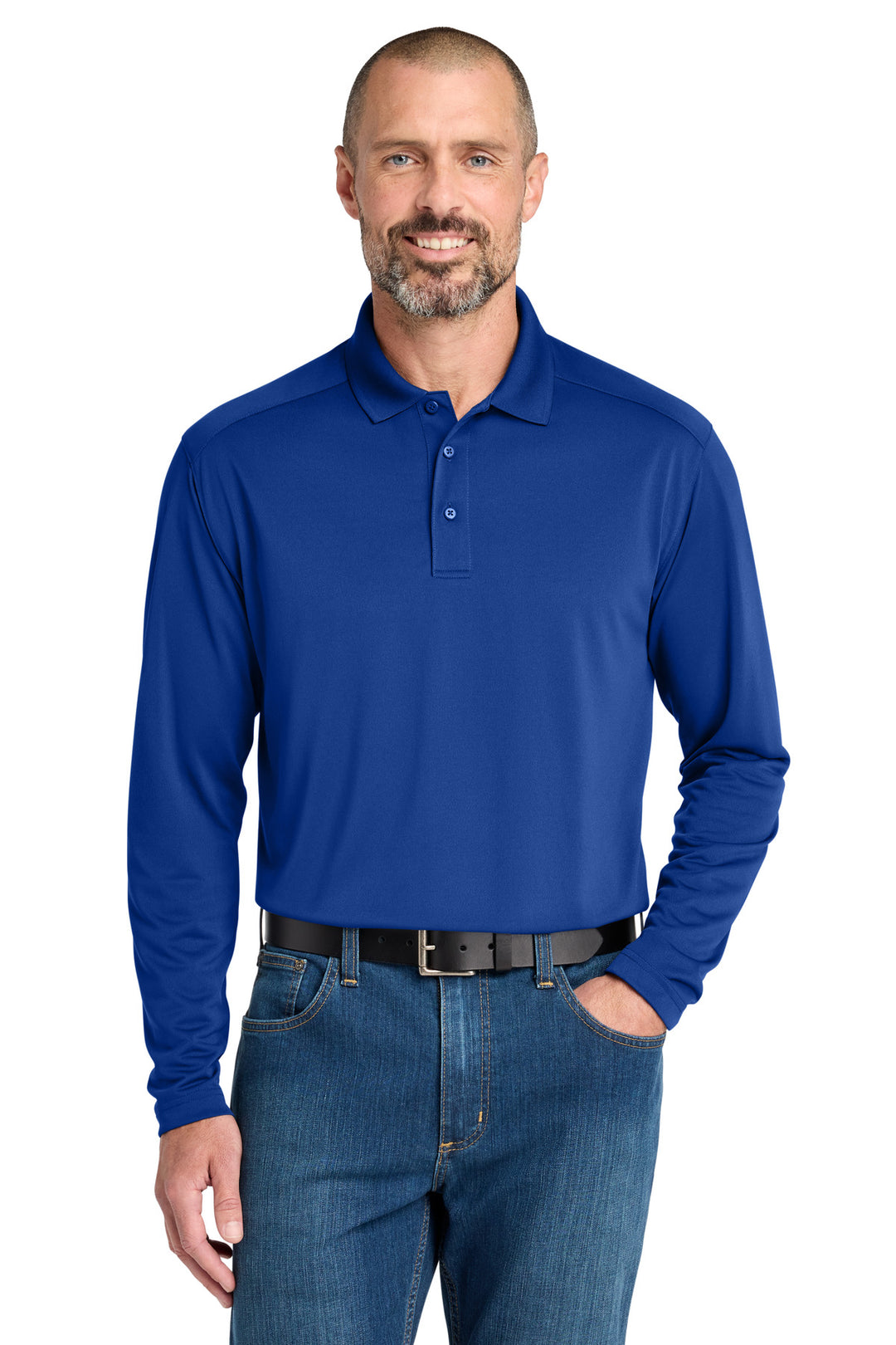 CornerStone Select Lightweight Snag-Proof Long Sleeve Polo