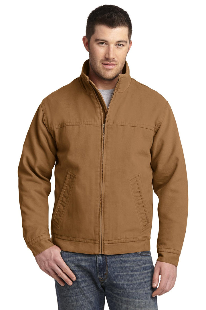 CornerStone Washed Duck Cloth Flannel-Lined Work Jacket
