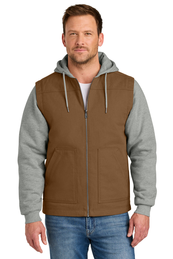 CornerStone Duck Fleece Full-Zip Hooded Jacket
