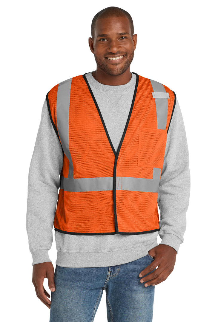 CornerStone ANSI 107 Class 2 Economy Mesh One-Pocket Vest