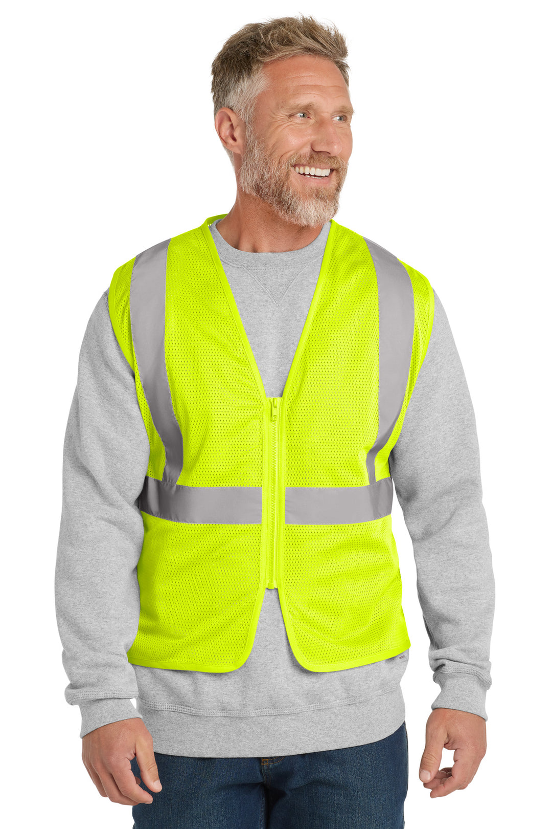CornerStone ANSI 107 Class 2 Economy Mesh Zippered Vest