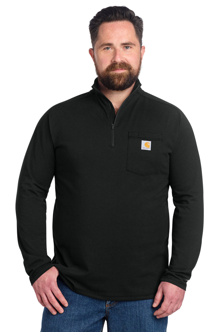 Carhartt CT106660 Force  1/4-Zip Long Sleeve T-Shirt