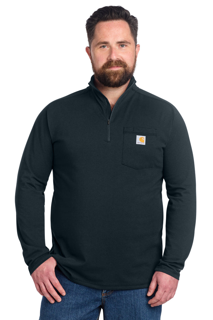 Carhartt CT106660 Force  1/4-Zip Long Sleeve T-Shirt