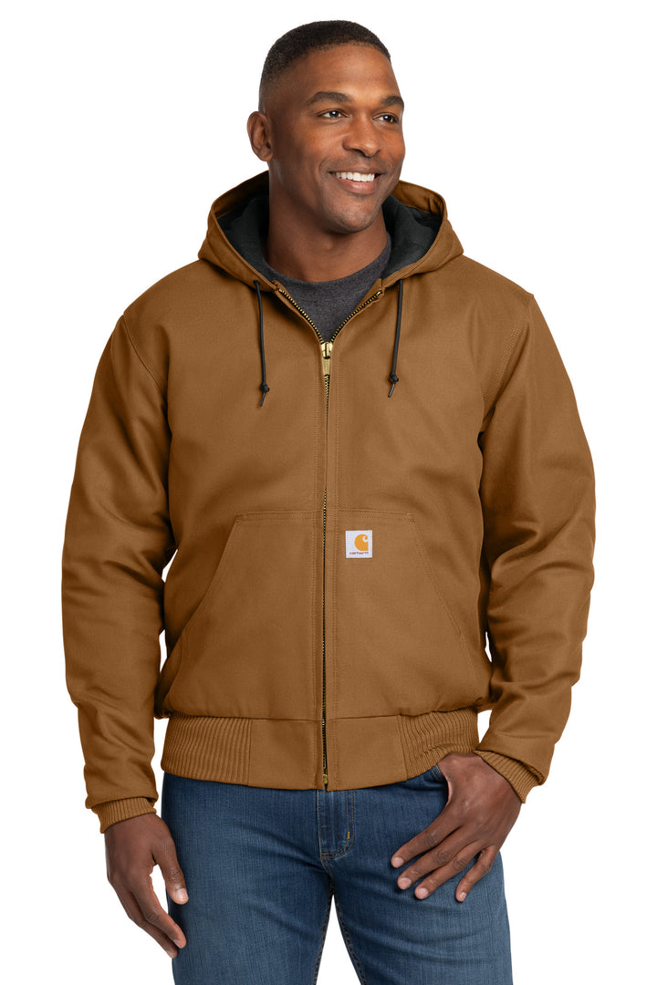 Carhartt CT106677 Quilted-Flanne-Lined Duck Active Jac