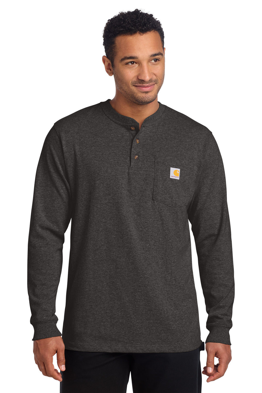 Carhartt CTK128 Long Sleeve Henley T-Shirt