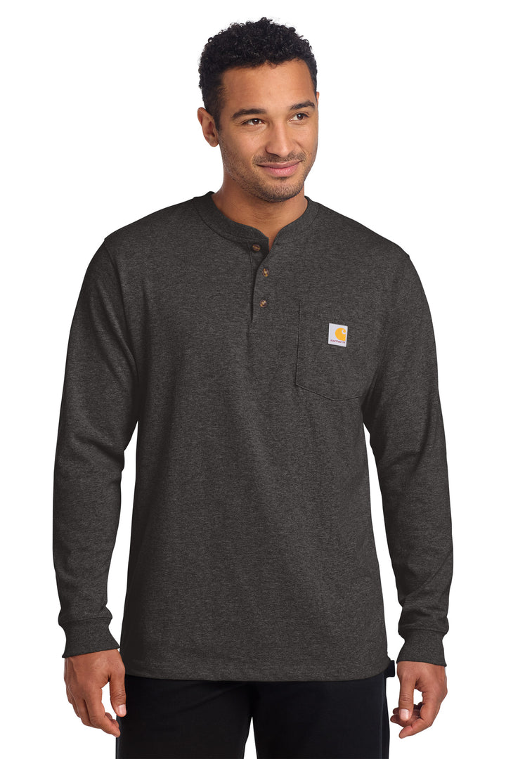 Carhartt CTK128 Long Sleeve Henley T-Shirt