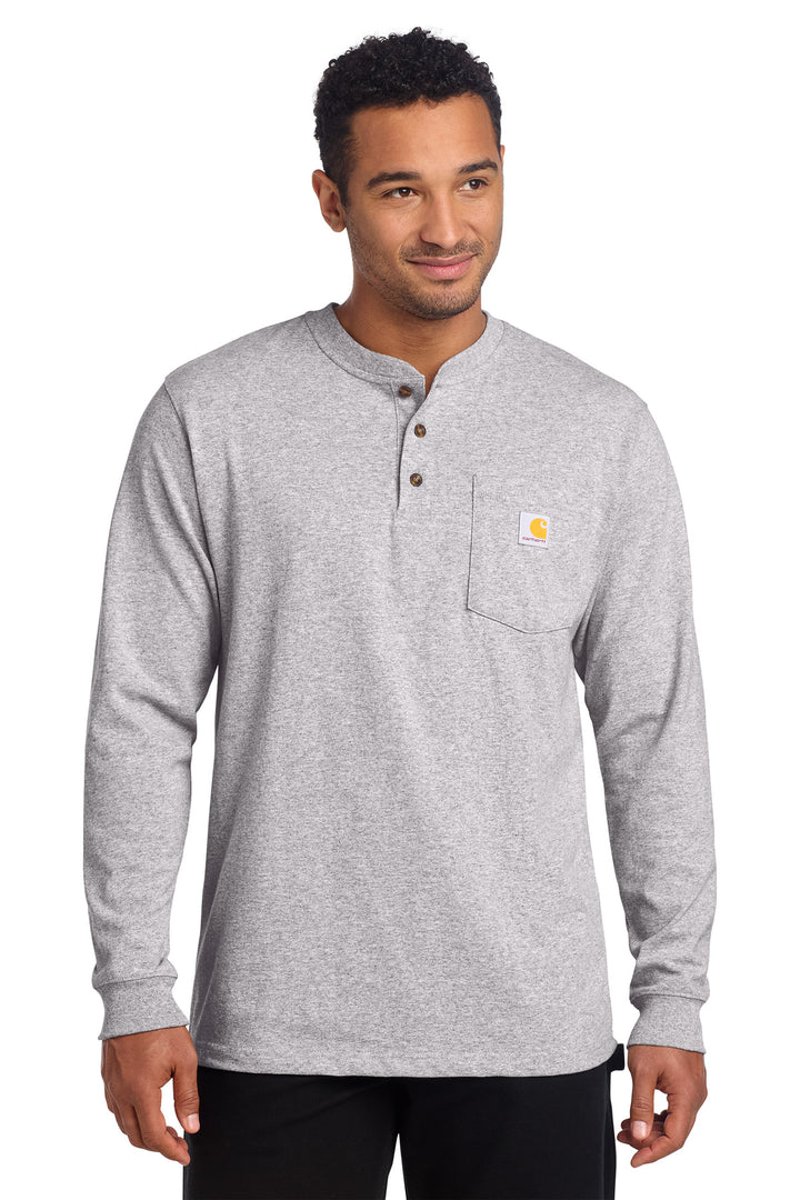 Carhartt CTK128 Long Sleeve Henley T-Shirt