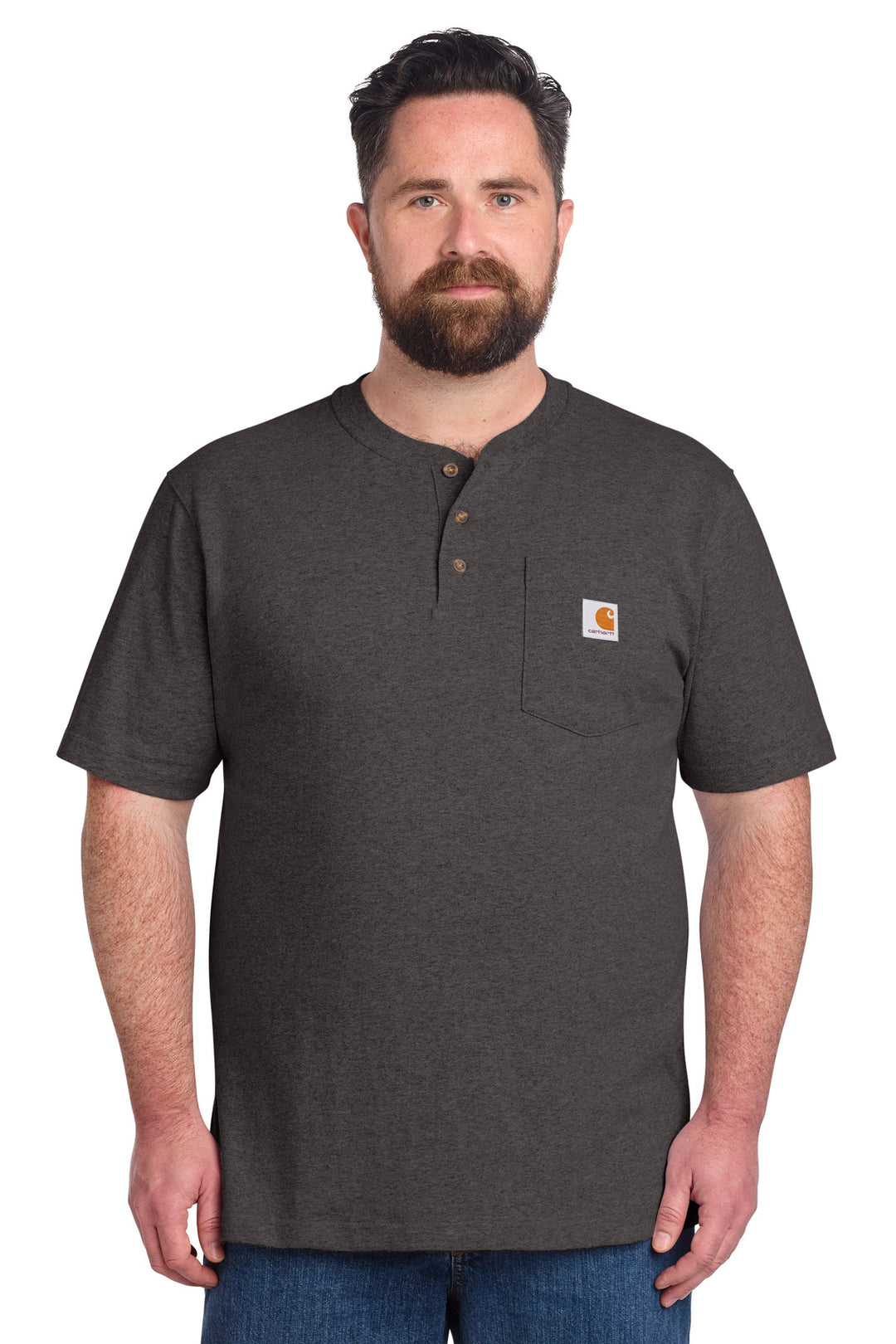 Carhartt CTK84 Short Sleeve Henley T-Shirt