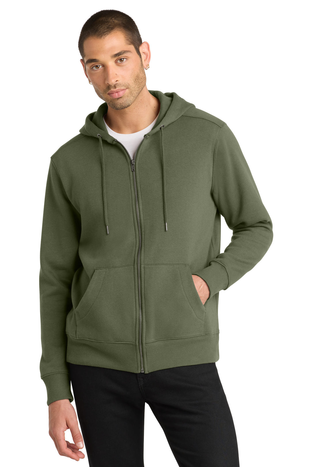 District Perfect Weight    Fleece Full-Zip Hoodie