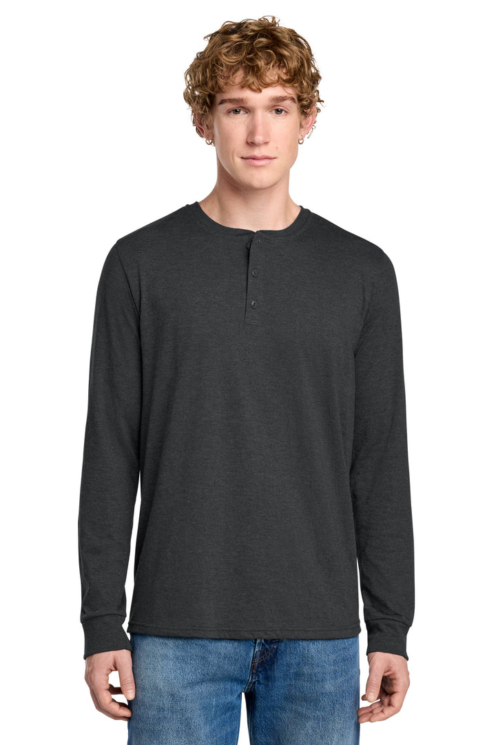 District Perfect Tri   Long Sleeve Henley