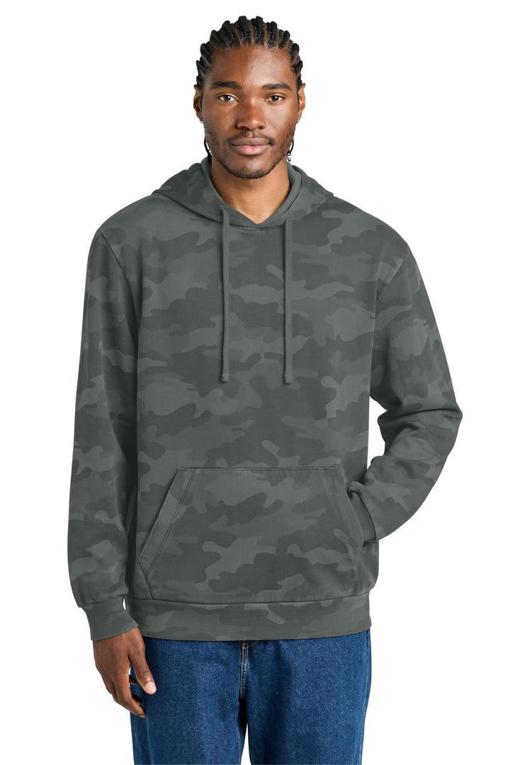 District Wash   Camo Fleece Hoodie