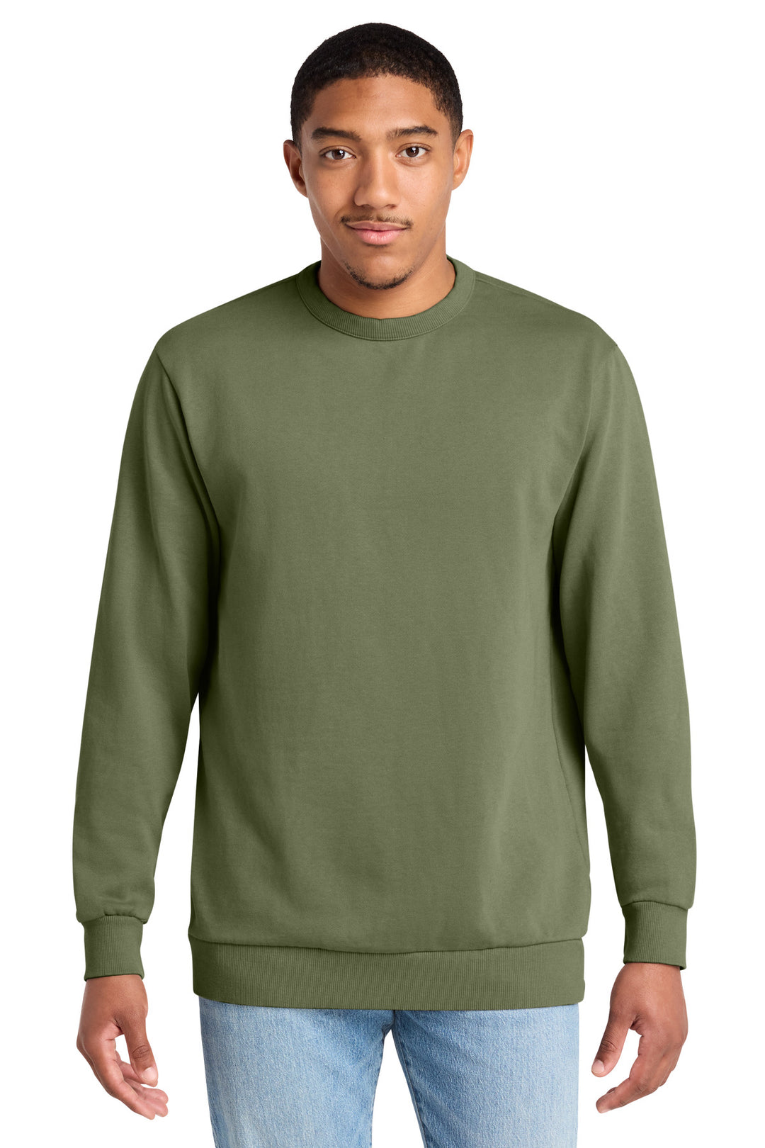 District Wash   Fleece Crew