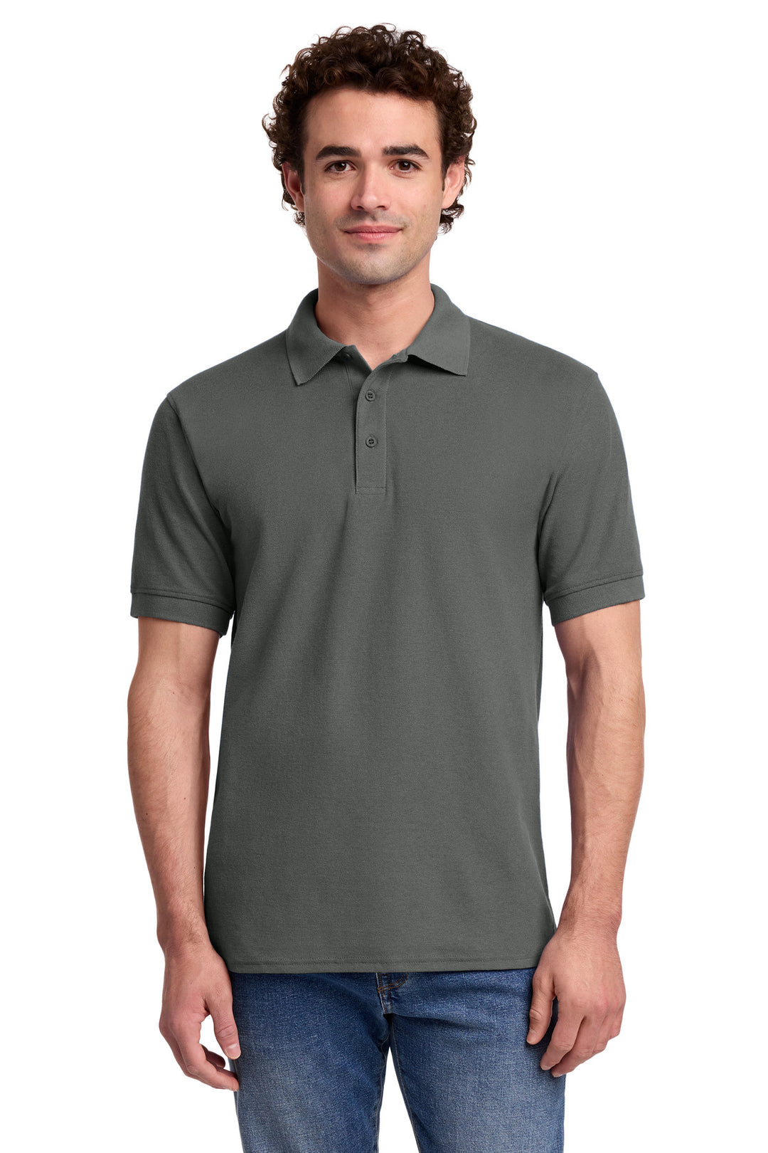 Port &amp; Co Core Blend Pique Polo