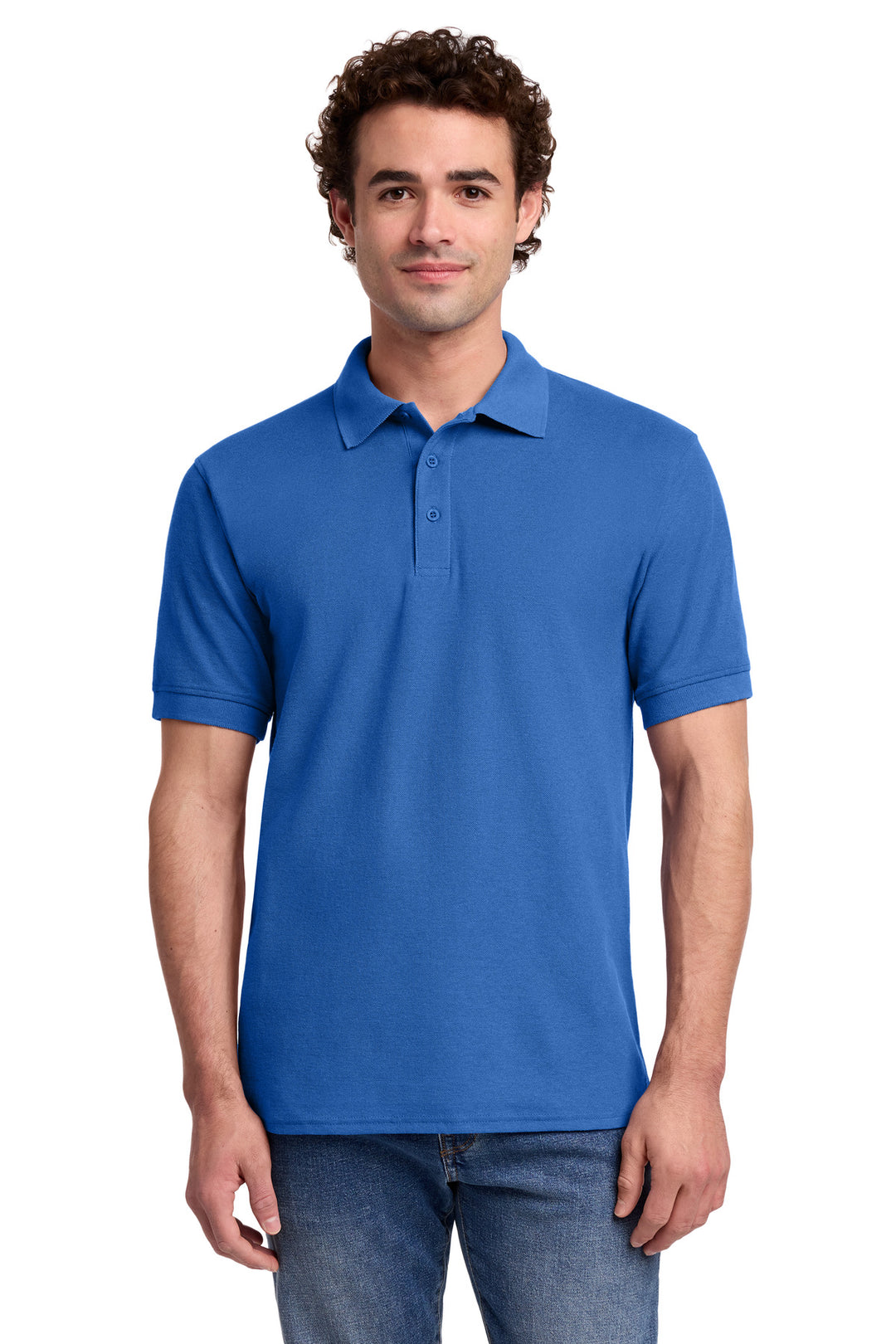 Port &amp; Co Core Blend Pique Polo