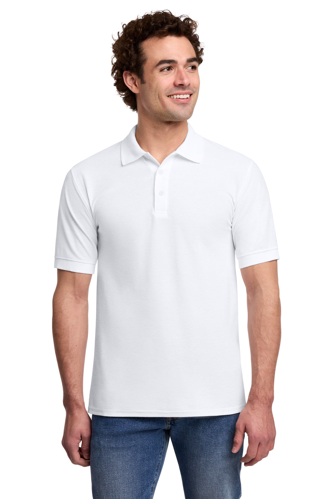Port &amp; Co Core Blend Pique Polo
