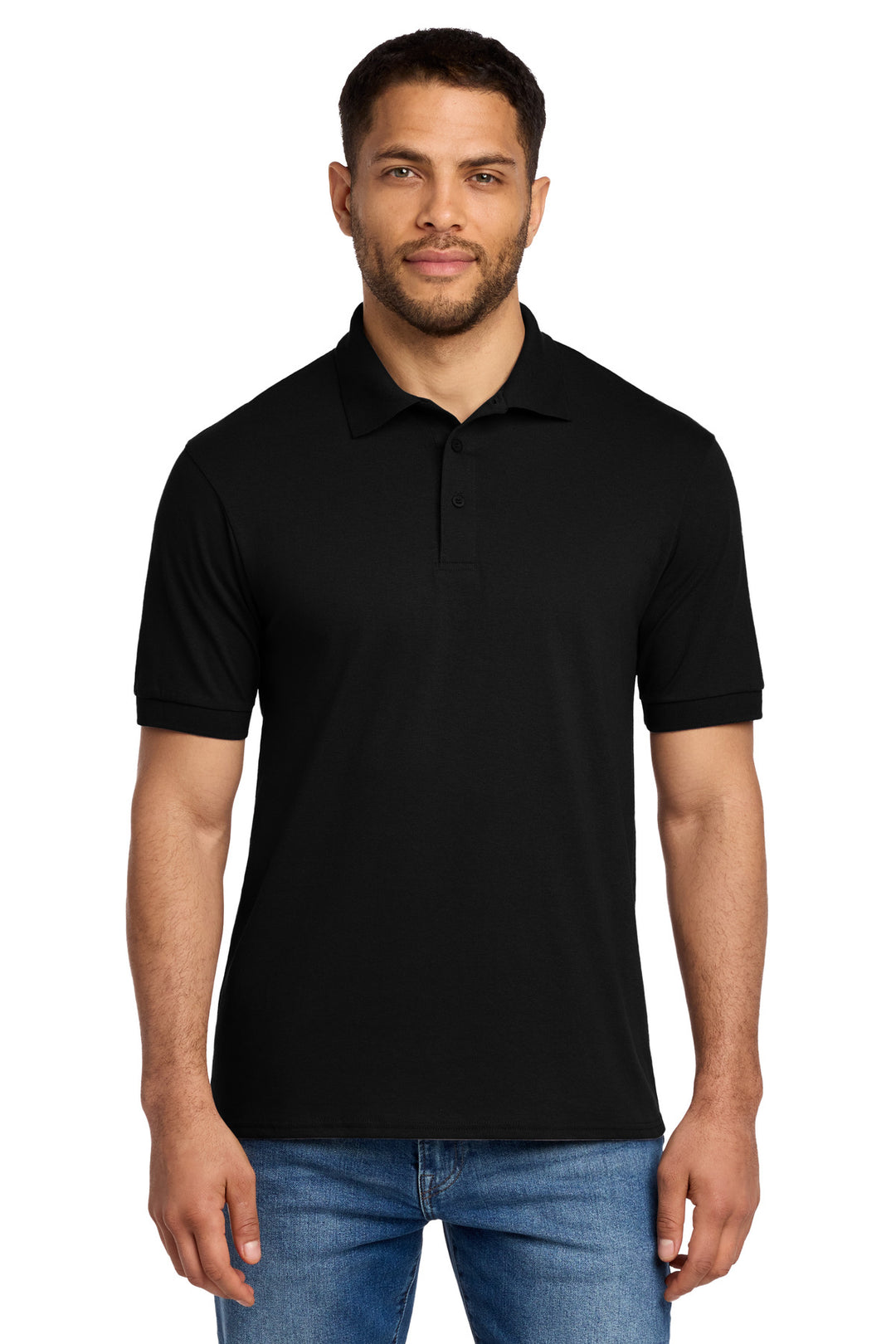 Port &amp; Co Core Blend Jersey Knit Polo