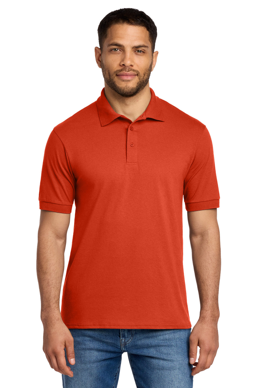 Port &amp; Co Core Blend Jersey Knit Polo