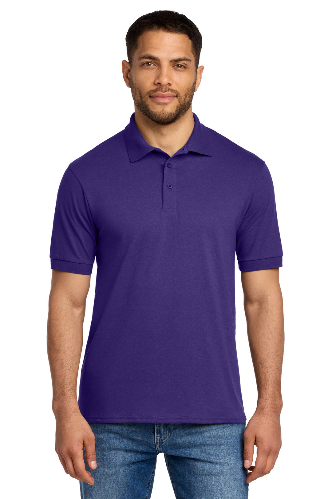 Port &amp; Co Core Blend Jersey Knit Polo