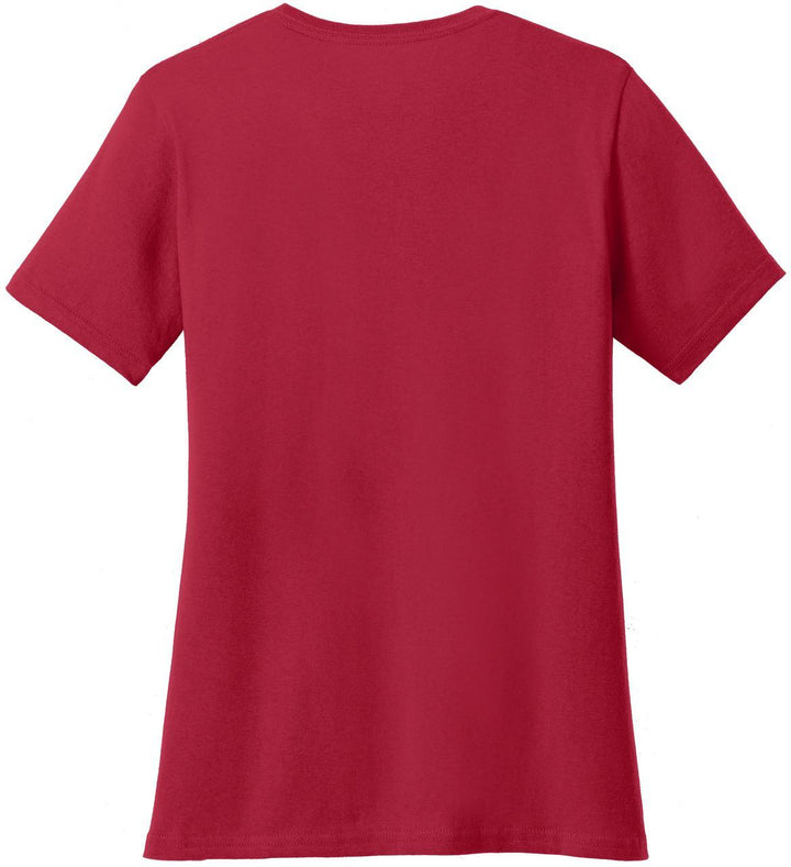 Port & Co Women's Core Cotton V-Neck Tee. LPC54V