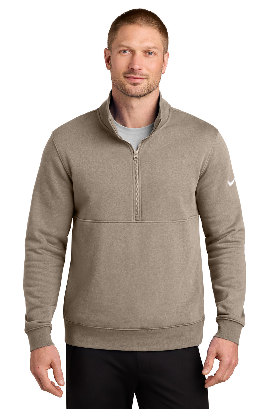 Nike Club Fleece Sleeve Swoosh 1/2-Zip