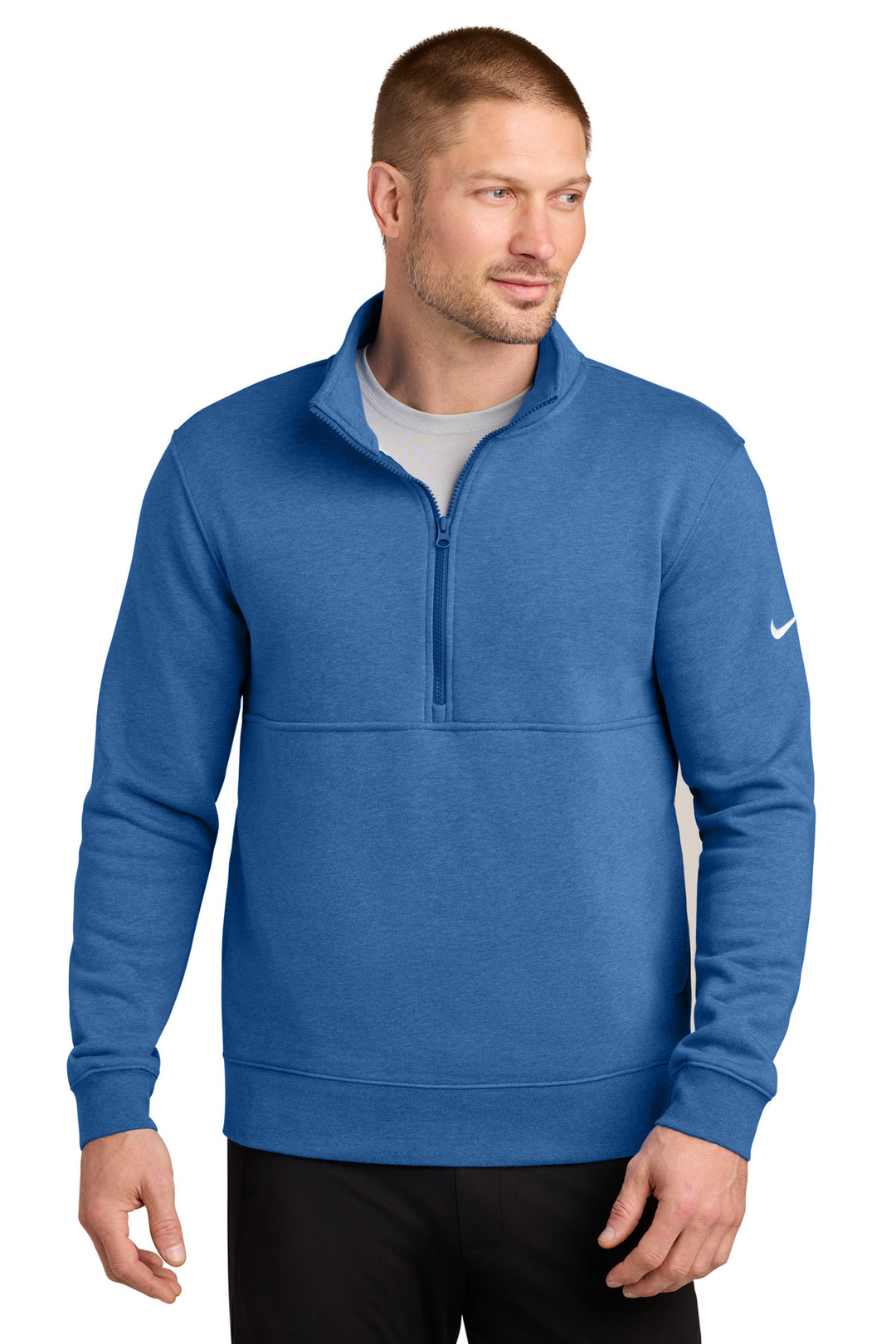 Nike Club Fleece Sleeve Swoosh 1/2-Zip