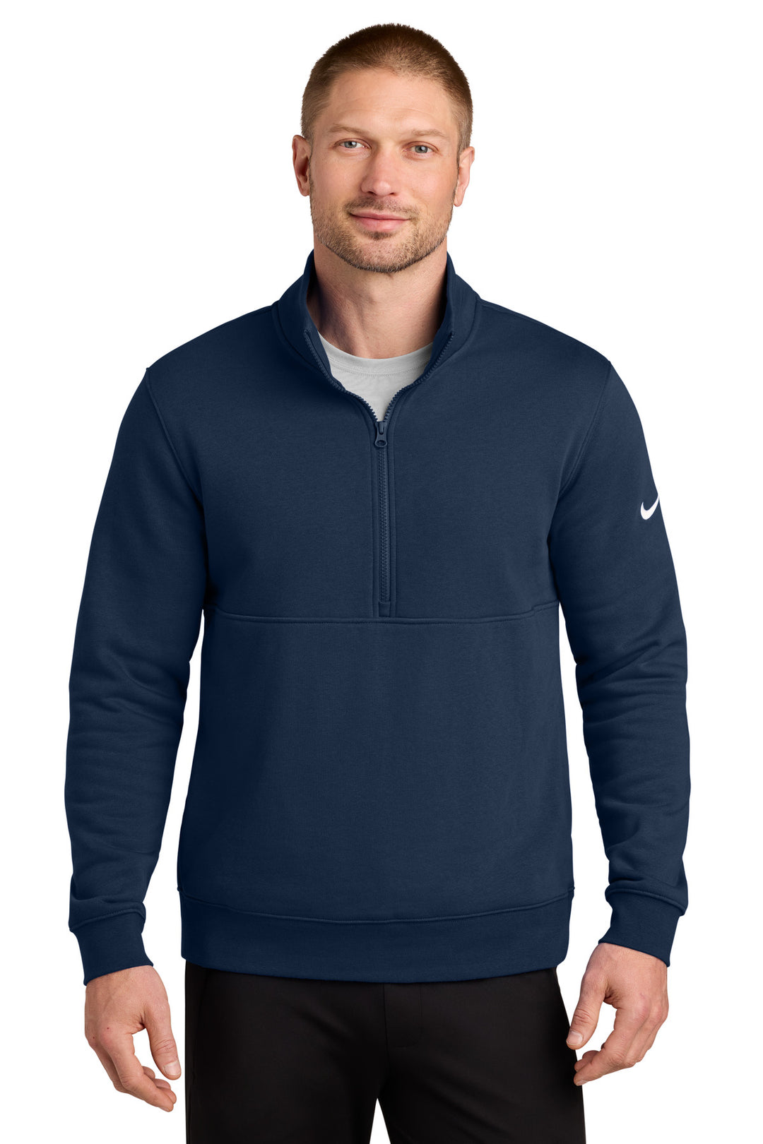 Nike Club Fleece Sleeve Swoosh 1/2-Zip
