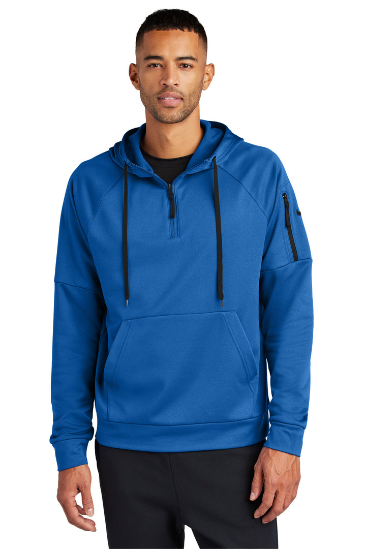 Nike NKFD9742 Therma-FIT Pocket 1/4-Zip Fleece Hoodie