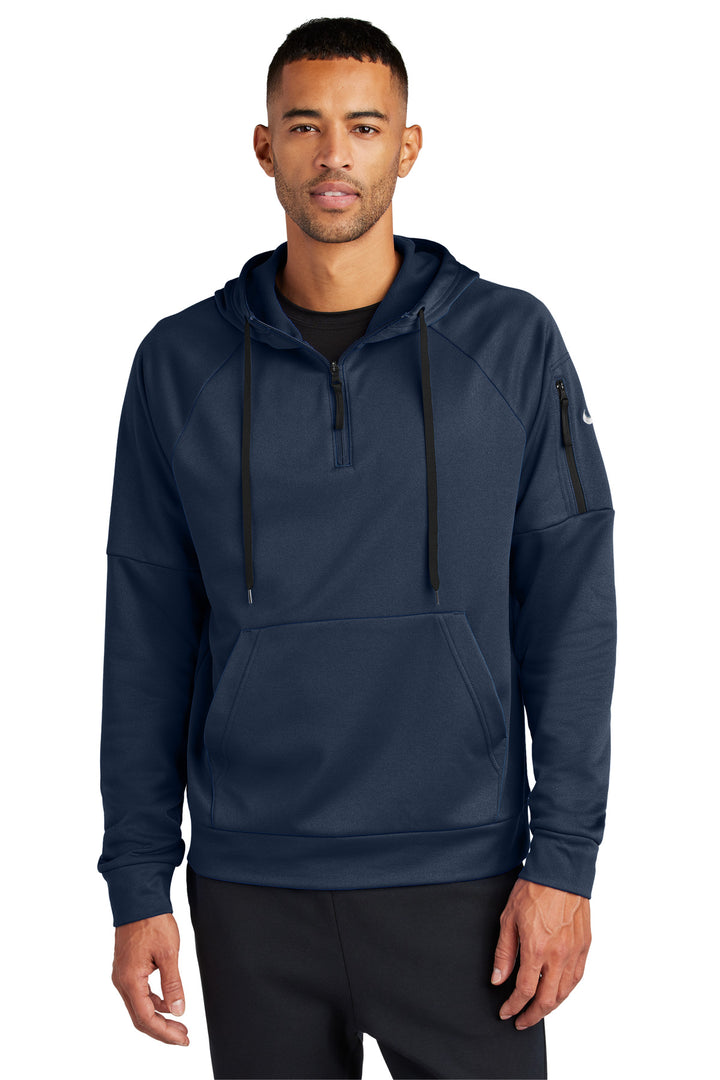 Nike NKFD9742 Therma-FIT Pocket 1/4-Zip Fleece Hoodie