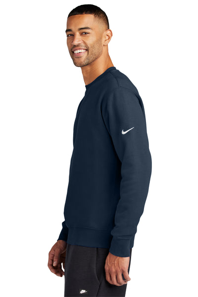 Nike Club Fleece Sleeve Swoosh Crew NKFD9863