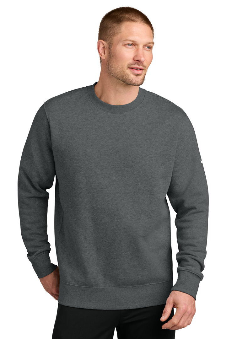 Nike Club Fleece Sleeve Swoosh Crew