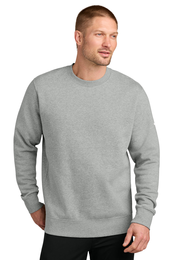 Nike Club Fleece Sleeve Swoosh Crew
