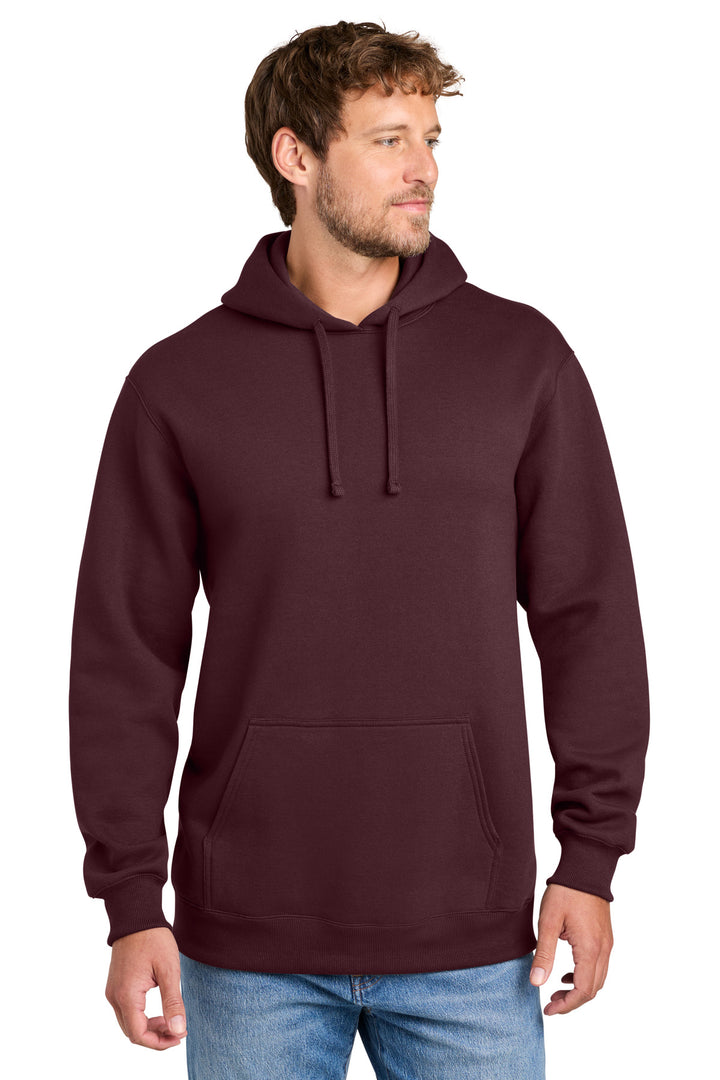 Port &amp; Co Foundation Fleece Pullover Hooded Sweatshirt