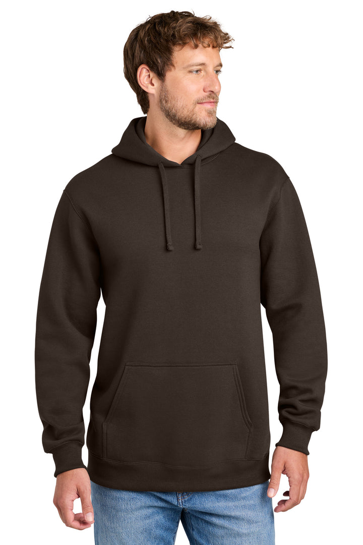 Port &amp; Co Foundation Fleece Pullover Hooded Sweatshirt