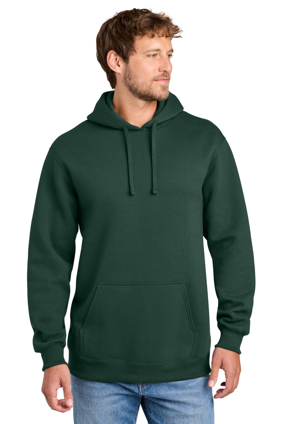 Port &amp; Co Foundation Fleece Pullover Hooded Sweatshirt
