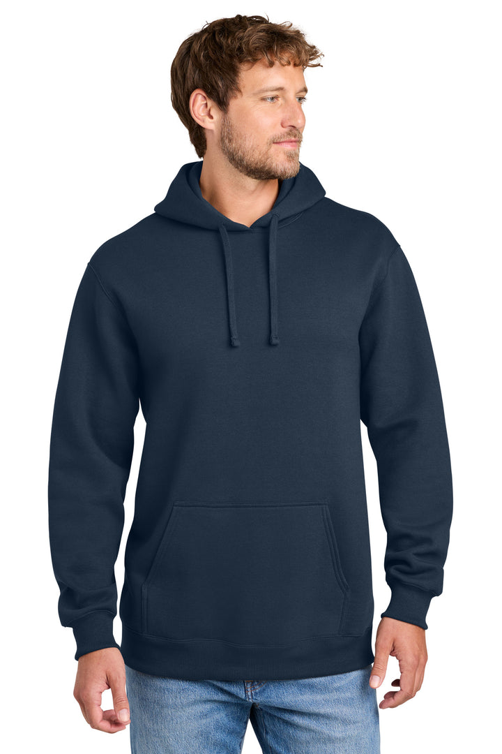 Port &amp; Co Foundation Fleece Pullover Hooded Sweatshirt