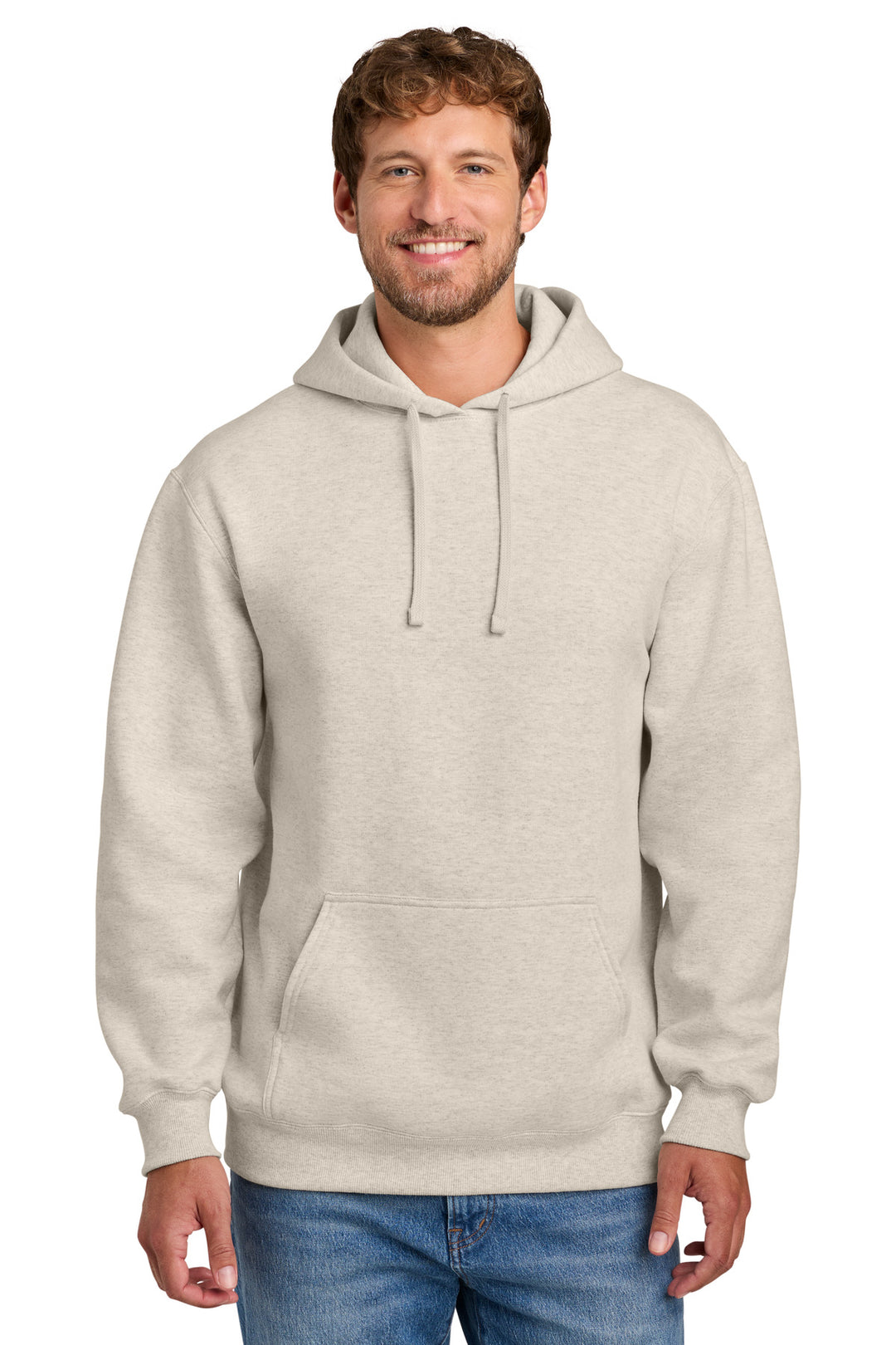 Port &amp; Co Foundation Fleece Pullover Hooded Sweatshirt