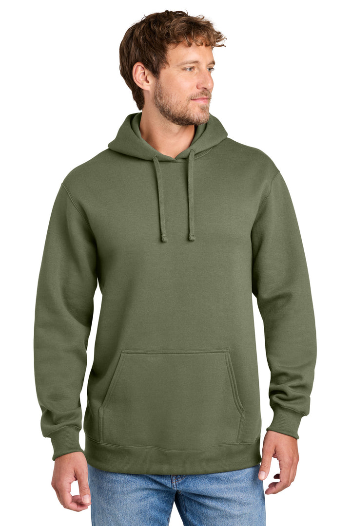 Port &amp; Co Foundation Fleece Pullover Hooded Sweatshirt