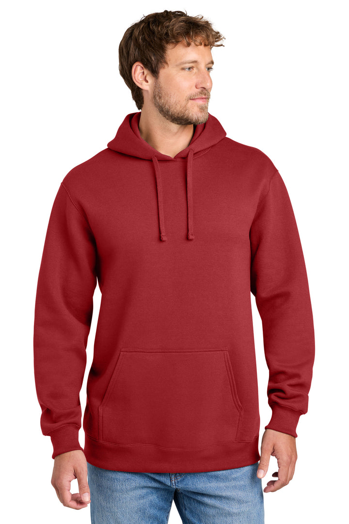 Port &amp; Co Foundation Fleece Pullover Hooded Sweatshirt
