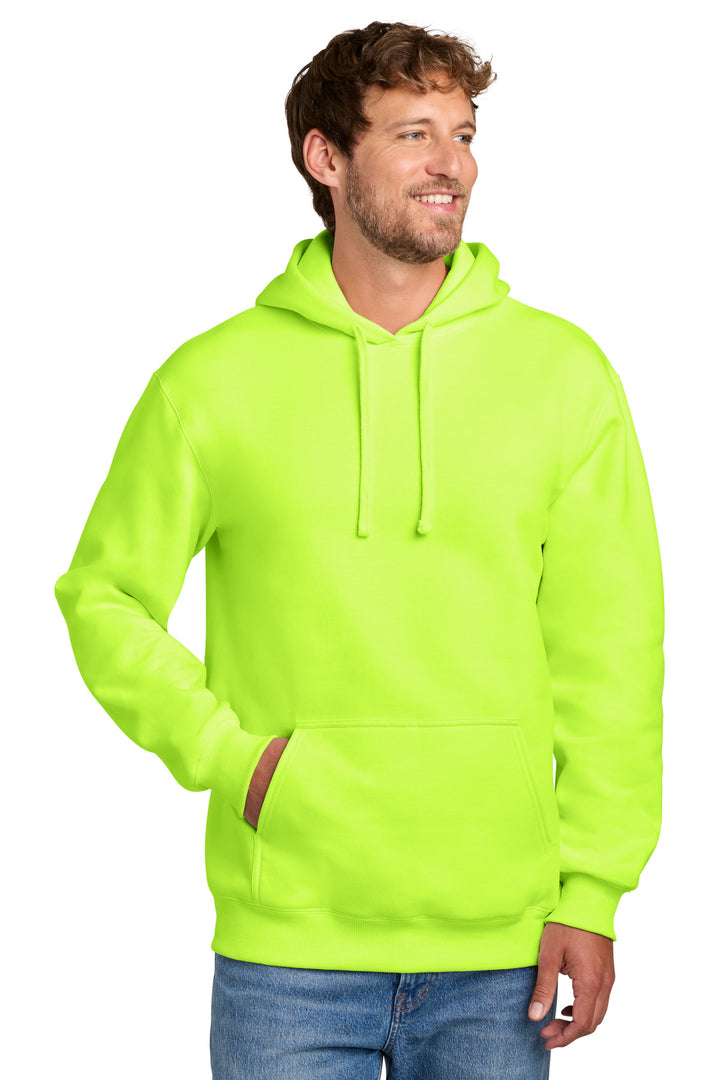 Port &amp; Co Foundation Fleece Pullover Hooded Sweatshirt