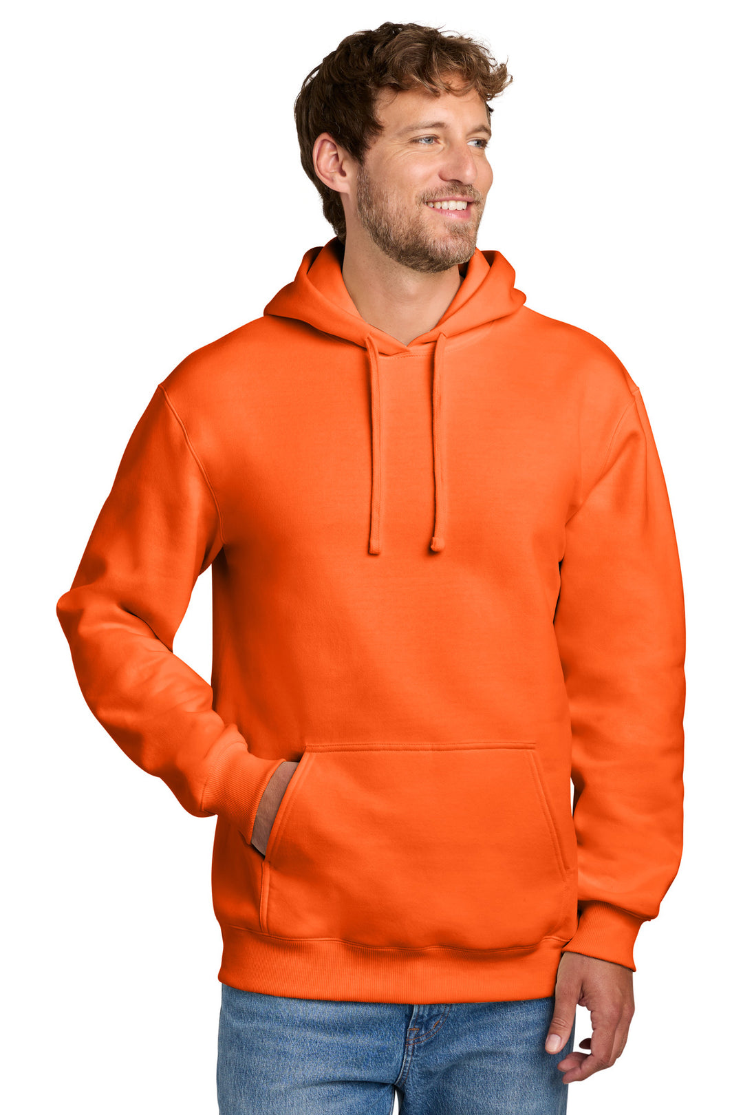 Port &amp; Co Foundation Fleece Pullover Hooded Sweatshirt