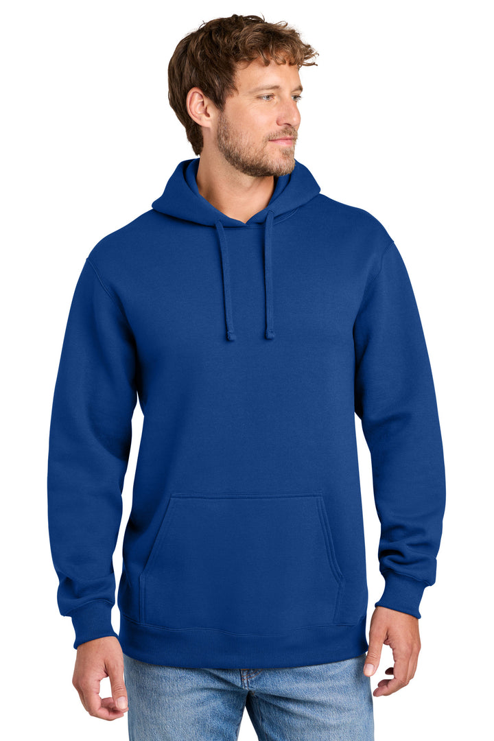 Port &amp; Co Foundation Fleece Pullover Hooded Sweatshirt